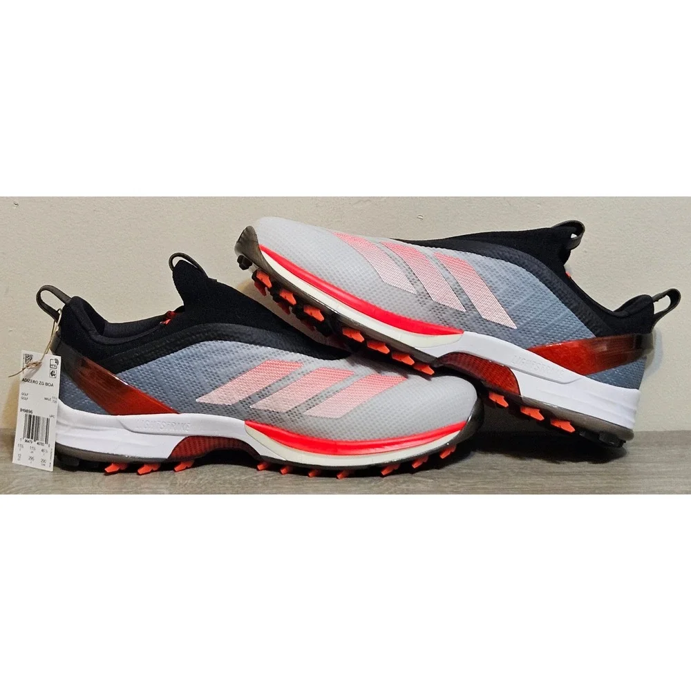 Adidas Adizero ZG BOA Golf Cloud White Lucid Red Cleats‎ IH9896 Men's Size 12